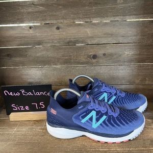 Womens‎ New Balance Fresh Foam 860v11 Blue Running Shoes Sneakers Size 7.5 B GUC